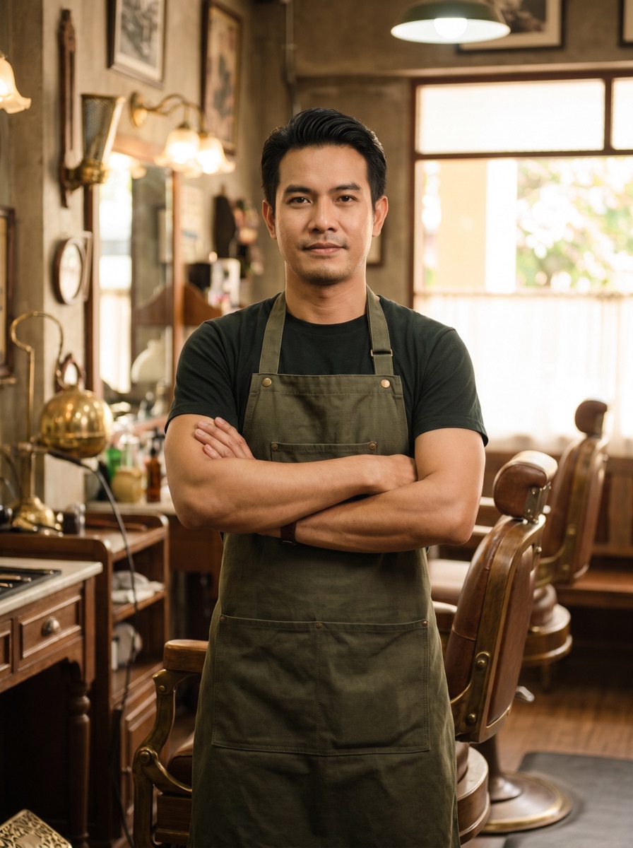 ช่างตัดผมหลักของร้าน GentleCut